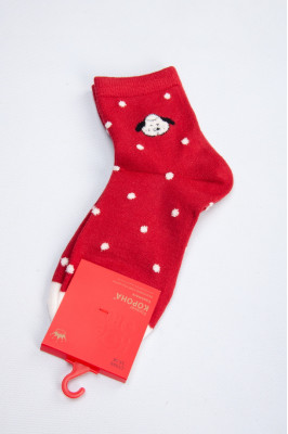 Шкарпетки дитячі новорічні кашемір 